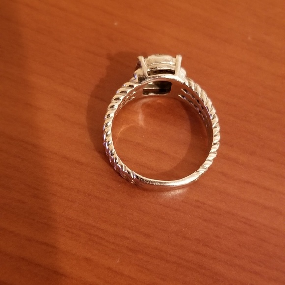 David Yurman Petite Wheaton® Ring Diamonds Silver - Picture 4 of 5